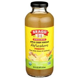 Bragg Organic Ginger Spice Apple Cider Vinegar Drink,16 Ounce -- 12 per case