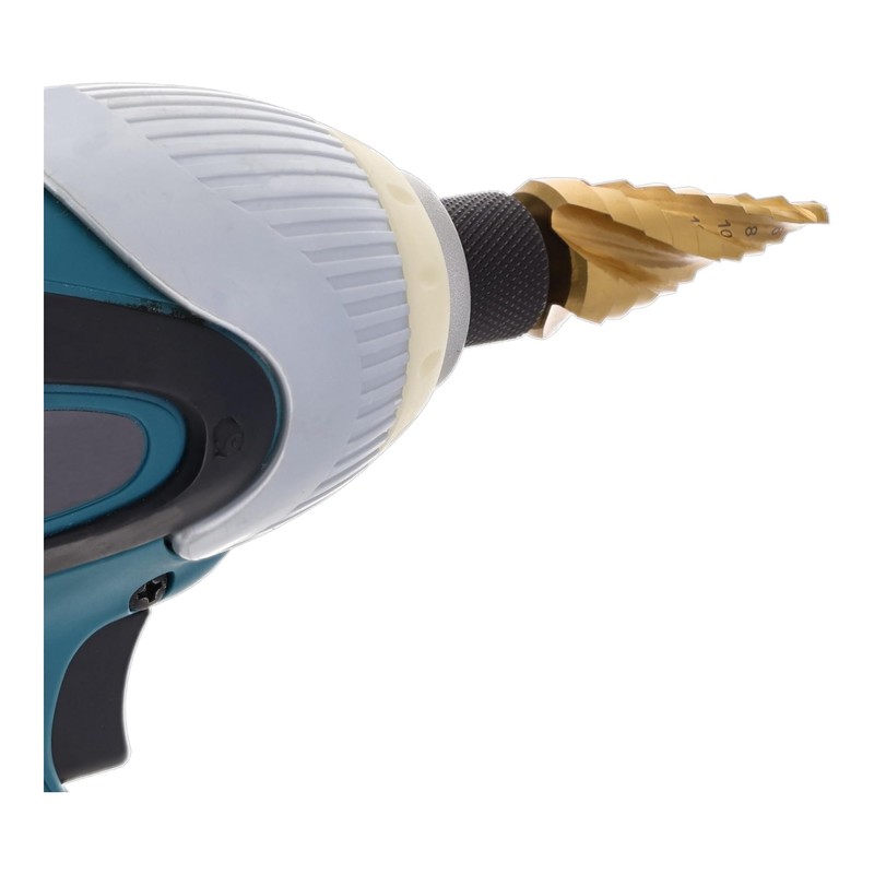 Sankyo Corporation H&H 4-Blade Titanium Step Drill, 9-Step, 0.1-0.8 inches