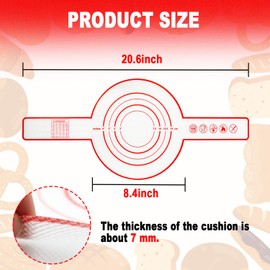 DRAONGYE 2 Pcs Silicone Bread Sling for Dutch Oven, Non-Stick & Easy Clean Reusable, Sourdough Bread Baking Supplies For Transferring Dough(Red)