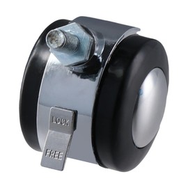 dohobby 5PCS Caster Wheels Trolley Brake with Brakes Screw Wheel Furniture Feet Chair Cover Furniture Accessories Caster Replacement Metal