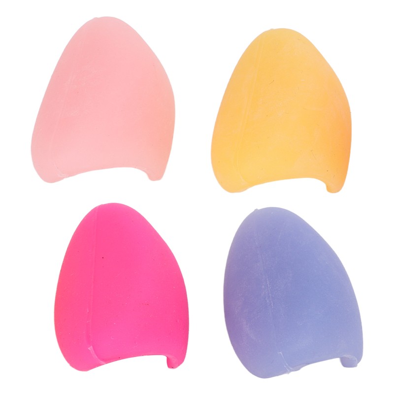 4Pcs Flute Thumb Rest Cushion Silicone Soft Non Toxic Finger