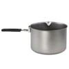 [通拓商品]2000ml / 2800ml Camping Titanium Pot with Foldable Handle Outdoor