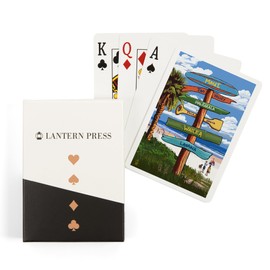 Lantern Press Maui, Hawaii, Destinations Sign (52 Playing Cards, Poker Size Card Deck with Jokers)