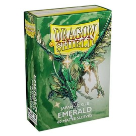 Arcane Tinmen ApS ART11136 Dragon Shield: Japanese Matte - Emerald (60)