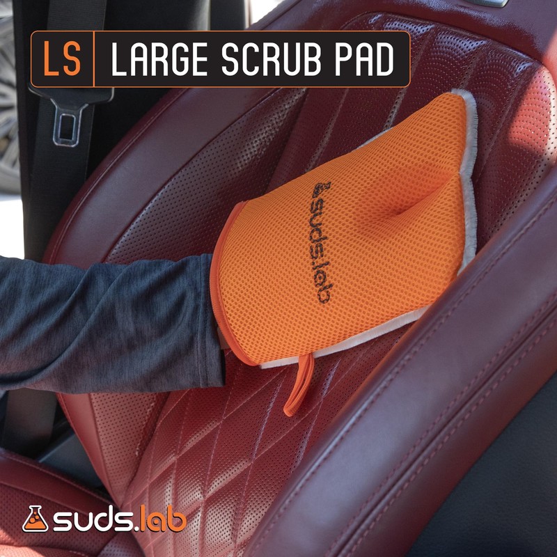 Suds Lab LS Microfiber Detailing Scrub Pad Mitt – Reusable