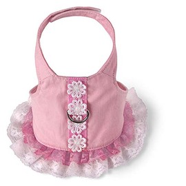 Doggles Dog Harness Dress, Pink, Small