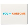 American Greetings Funny Thank You Card (You Equal Awesome)