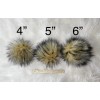 Handmade faux fur pom poms for hats / beanies /