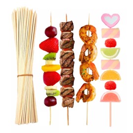Jands Palillos Para Brochetas Palo De Bambú Madera 30cm 90pzs