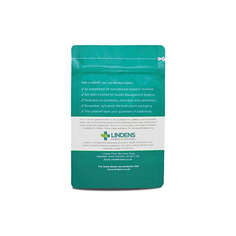 Lindens Vitamin B5 500mg Tablets - 90 Pack - 8000%