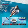 ENHULK Solar Pool Ionizer, Upgraded Floating Cleaner - Cleans Pools