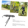 CORHAD Durable Folding Bike Carrier Rack Compact Back Stand Cargo