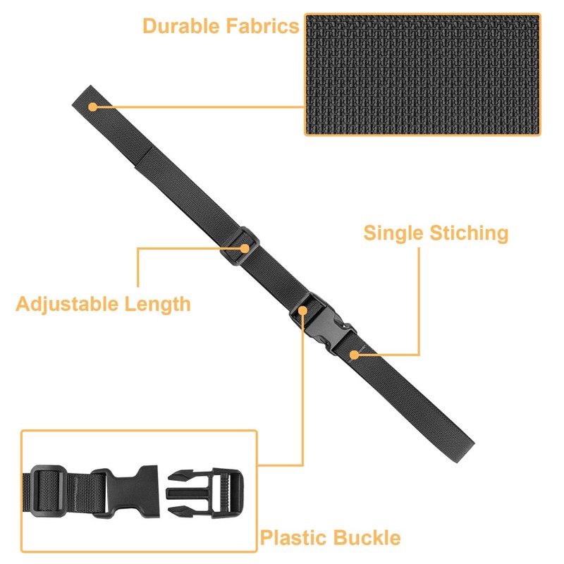 MAGARROW 24" Strap Buckle Packing Straps Adjustable 1-Inch Belt (1"