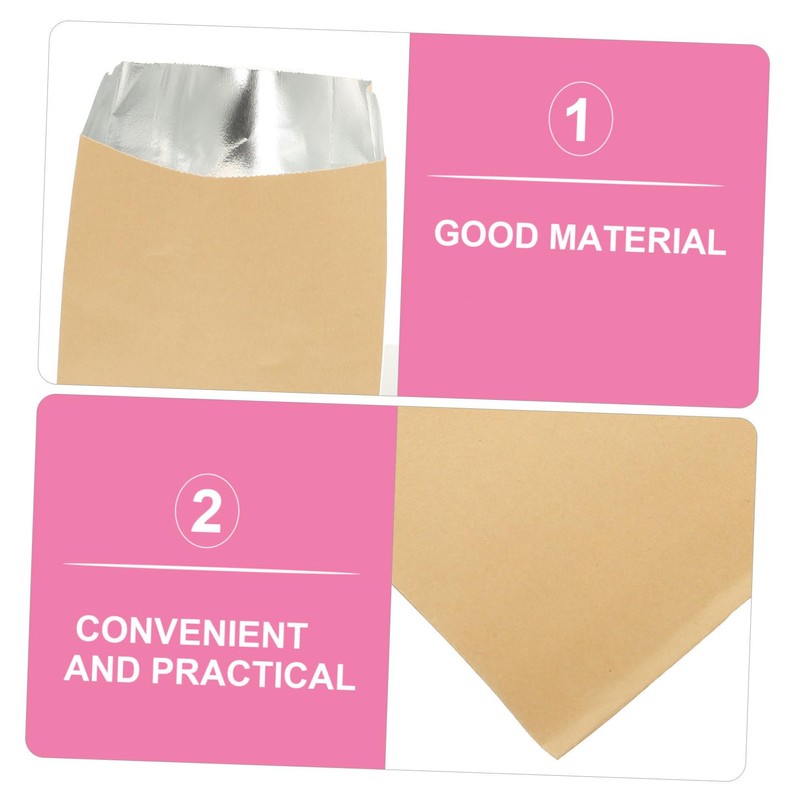 Ipetboom Pcs Snack Bags Aluminum Foil Container Bbq Wrapping Bags