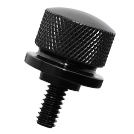 GUAIMI Black Seat Bolt Screw 1/4"-20 Thread Compatible with Harley Sportster Touring Softail Dyna CVO Electra Glide Street Glide 1996-2023 - Black