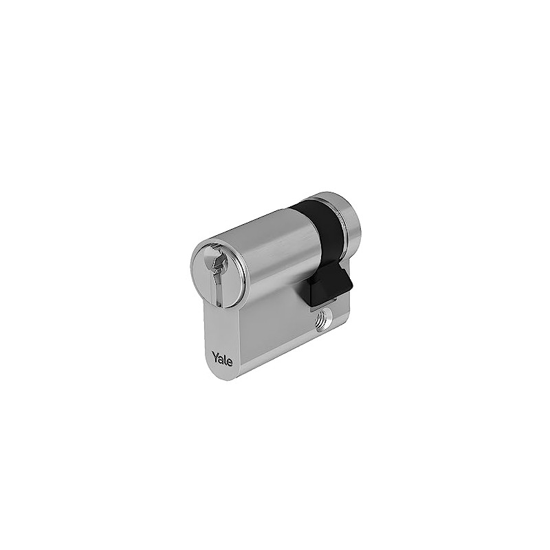 YALE YC052KD301003N1 YC051 Cylinder for Lock, 30 mm-10 mm-Nickel Plated,