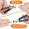 VELKOMIN Long Toenail Clippers for Seniors - Angled Head, Ultra-Sharp