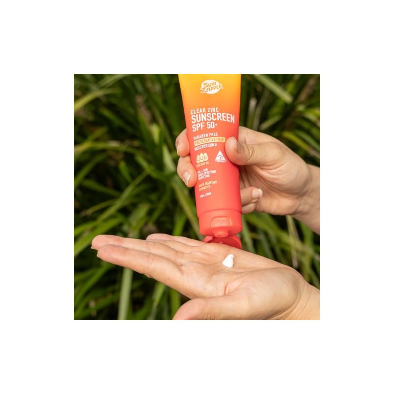 Protector Solar Sun Zapper Clear Zinc Ultra SPF 50+ UVA