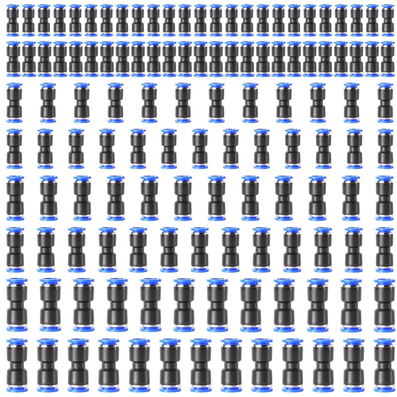 TAILONZ PNEUMATIC 50 pcs Straight Push Connectors Plastic Quick Release