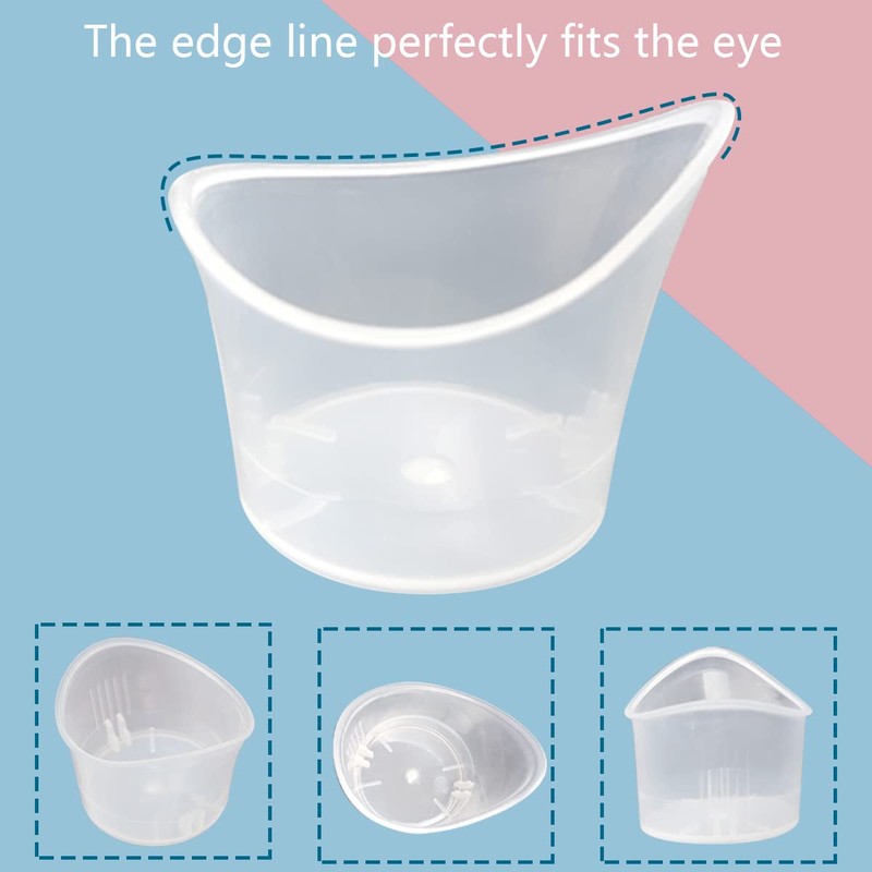 10ml Eye Wash Cup Eye Flush Cleaning Cups Soft Plastic