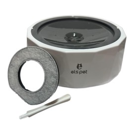 No Spill Dog/cat Water Bowl, Easy to Clean, Splash Proof, Anti-Slip Available in car 33.8 oz/1L Cuenco de agua antiderrame para Perros y Gatos 1L