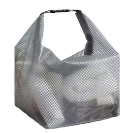 BLOOPIC Sauna Bag Spa Bag Waterproof Fashion Shopping Bag Convenient Snap Button Perfect for Daily Travel Storage Cosmetics Toiletries (Gray)