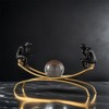 FUNSXBUG The Thinker Statue Thinking Man Statues with Crystal Ball