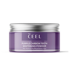 The Ceel Tooth Powder for White Teeth, Purple Teeth Whitening Powder, Purple Aktivhole Powder with Mica Powder, Menthol, White Teeth Tooth Powder, Colour Corrector, Glowing Smile, 50 g