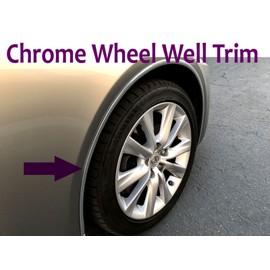 Chrome Trim Molding Shop For Hyun2005-2022 Models - Set of 4 Chrome Fender Wheel Well Trim Molding