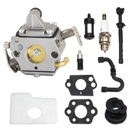 Ciworta Carburetor for Stihl MS170 MS180 MS 180 017 018 Chainsaw Replace 1130 120 0603 C1Q-S57B C1Q-S57A with 1130 124 0800 Air Filter
