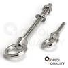 OPIOL QUALITY® Eye bolt with metric thread, M6 x 60