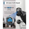 TEEHO TE001L Keyless Entry Door Lock with 2 Handles -