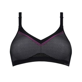 Triumph Triaction Free Motion N EX Sports Bra without Underwire, black, 80B