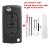 Key Fob Case with Steel Pin Removal Tools Needle File