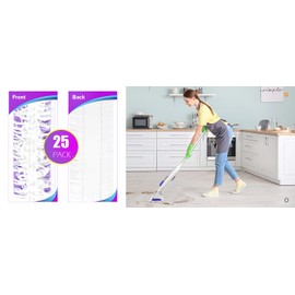 Replacement for Swiffer PowerMop Multi-Surface Mopping Pad Disposable Swiffer Power Mop Pads Refills for Floor Cleaning Pack of 25.