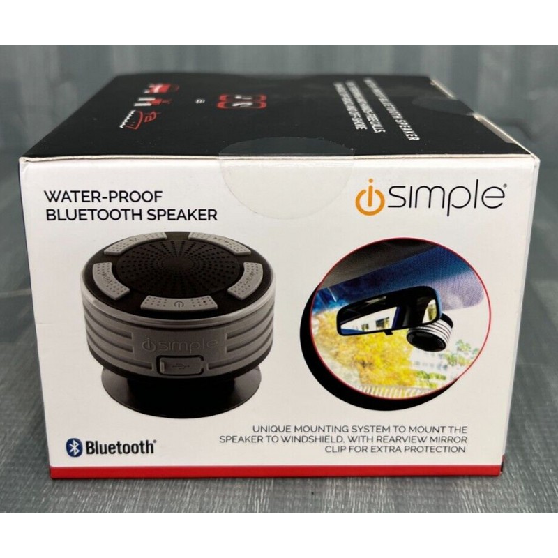 Universal iSimple Vehicle Bluetooth Media Hub Speaker Water-Proof VMH501S