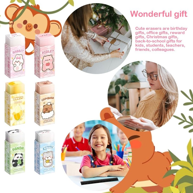Soft Eraser, Children's Eraser, Erasers for Precise Erasing, Scented Eraser