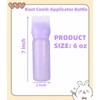 FXSPLCZ 2 Pack Root Comb Applicator Bottle Oil Applicator for