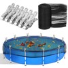 AIHSUMC Round Pool Cover 6 x 6 m Pond Net