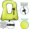 WACOOL Inflatable Snorkel Diving Swimming Scuba Vest Jacket for Adult