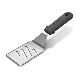 Enders® Short Handle Stainless Steel Spatula Ergonomic Handle for Easy and Gentle Turning of Grilled Food BBQ Accessories #8784 Black/Stainless Steel Colour