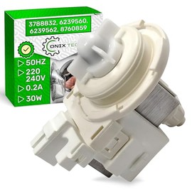 Washing Machine Drain Pump 30W 220/240V 50Hz 0.2A with Original Code 3788832 6239560 6239562 8760859 for Miele ONIX TECH