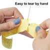 BOMEI PACK Yellow Masking Tape Decorative Writable Yellow Painters Tape