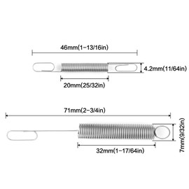 GNPADR Stainless Steel Spring 691859 692211 Replacement Governor Springs Fits Briggs & Stratton and Sprint Engines (4/Pack)
