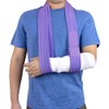 Arm Sling Adjustable Shoulder Support Sling (Purple)