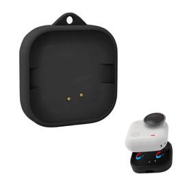 SHEAWA for Insta360 GO Ultra Charger Holder Charger with Magnetic Adsorption Built-in Magnet Cradle USB-C Accessory (Black)
