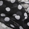 Basic Sense 10mm Polka Dot, Large Viscose Scarf, Black/White Dot