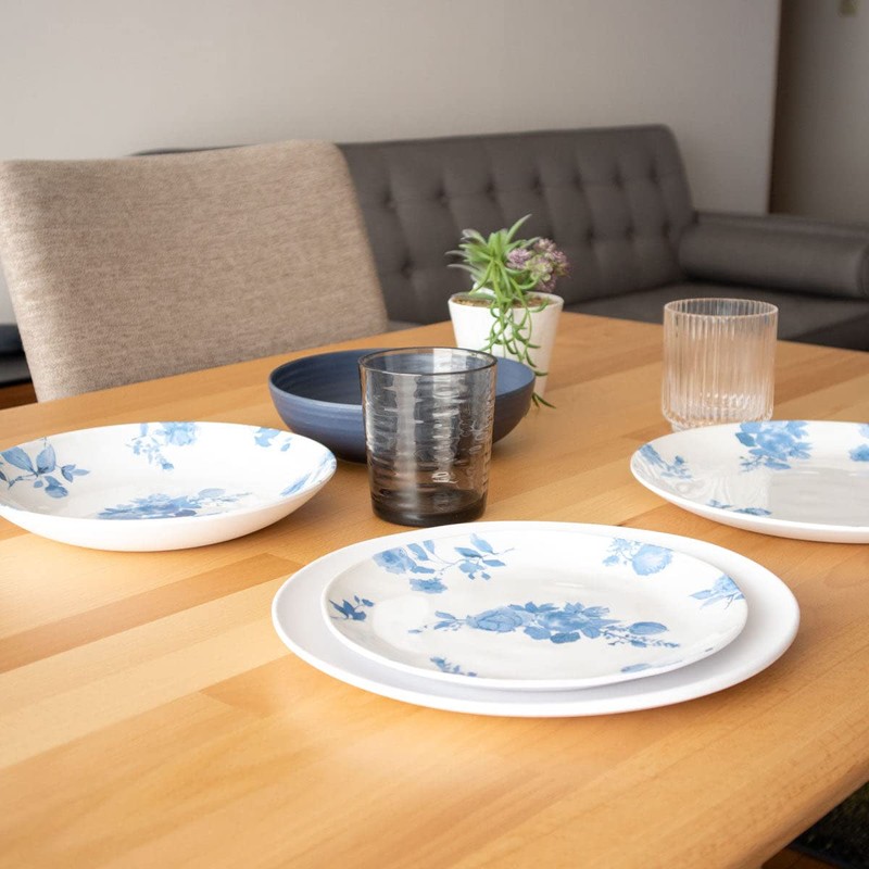 Tarhong DN23986170 Cottage Blue Floral Salad Plate, 8.3 inches (21