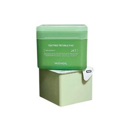 Mediheal Tea Tree Trouble Pads 100 Sheets + 200 Refill Sheets, 1 Pack, 170ml / 메디힐 티트리 트 러블 패드 100매+리필 200매, 1개, 170ml