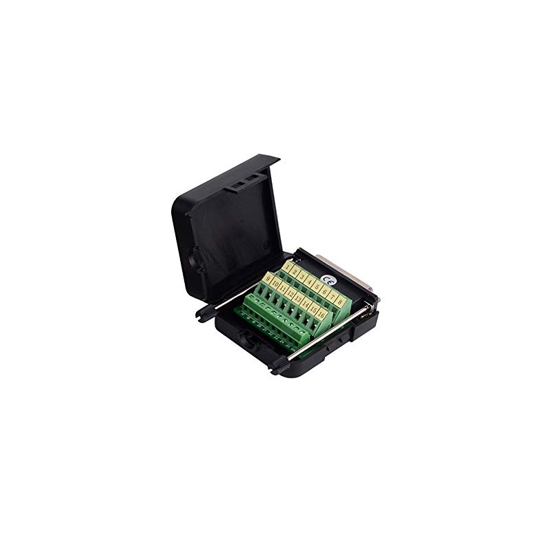 euroharry DB25 25 Pin Female Adapter DB25-M1 Terminal Plastic Cover